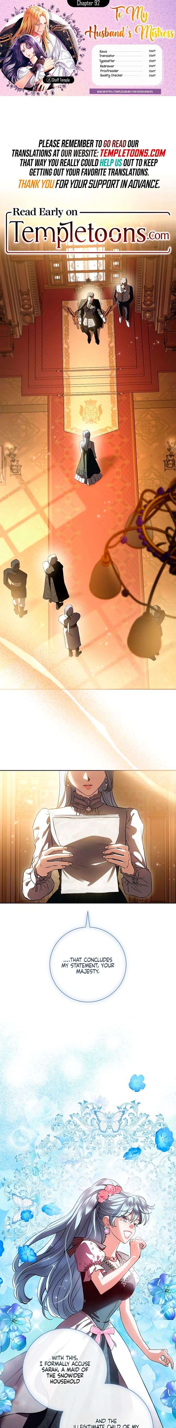 To My Husband’s Mistress Chapter 92 - Page 1
