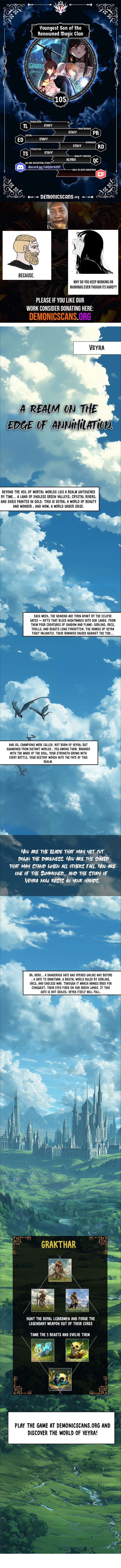 Youngest Scion of the Mages Chapter 105 - Page 1